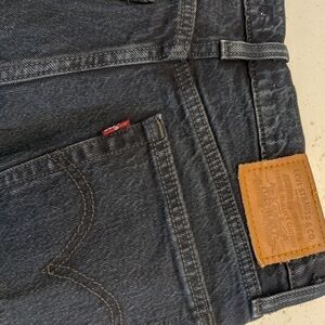 Levi's Womens Wedgie Black Jeans